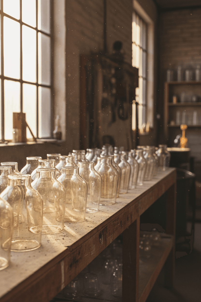 Borosilicate glass shades, India production
